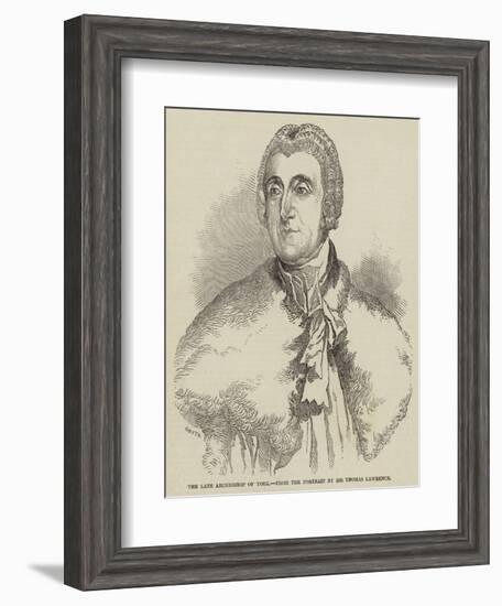 The Late Archbishop of York-Thomas Lawrence-Framed Giclee Print