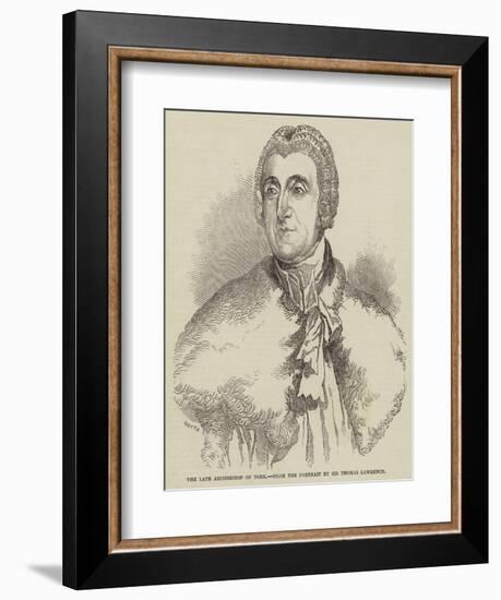 The Late Archbishop of York-Thomas Lawrence-Framed Giclee Print
