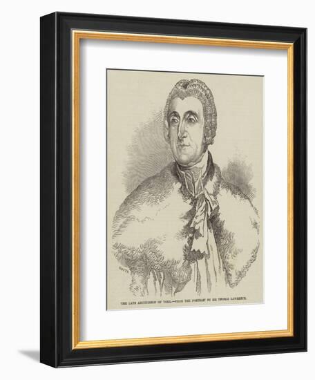 The Late Archbishop of York-Thomas Lawrence-Framed Giclee Print