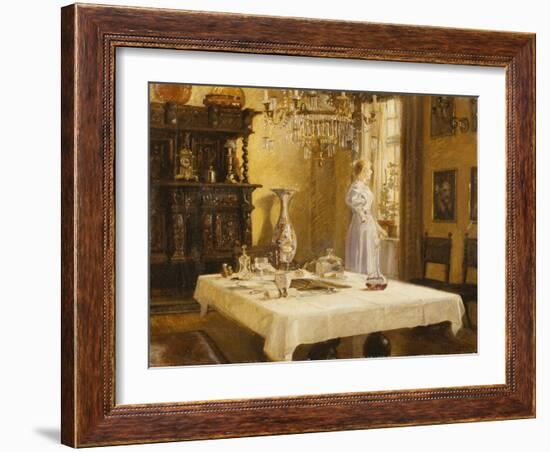 The Late Arrival-Hans Nikolai Hansen-Framed Giclee Print