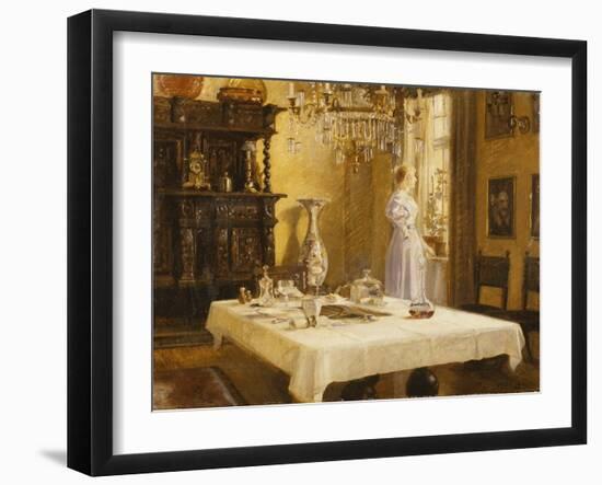 The Late Arrival-Hans Nikolai Hansen-Framed Giclee Print