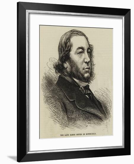 The Late Baron Meyer De Rothschild-null-Framed Giclee Print