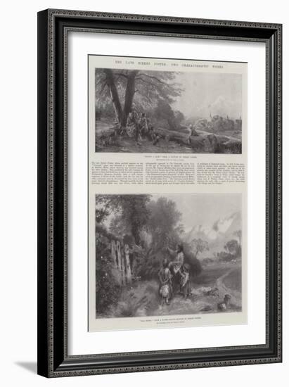The Late Birket Foster, Two Characteristic Works-Myles Birket Foster-Framed Giclee Print