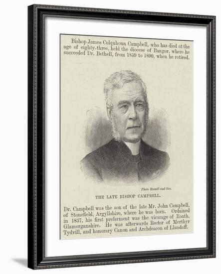 The Late Bishop Campbell-null-Framed Giclee Print