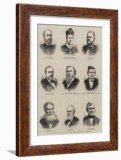 The Late Brigham Young and Some Prominent Mormons-null-Framed Giclee Print