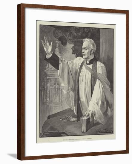 The Late Canon Liddon Preaching in St Paul's Cathedral-Thomas Walter Wilson-Framed Giclee Print