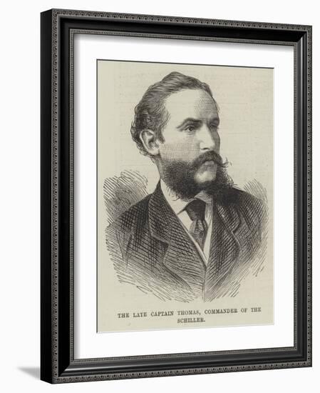 The Late Captain Thomas, Commander of the Schiller-null-Framed Giclee Print