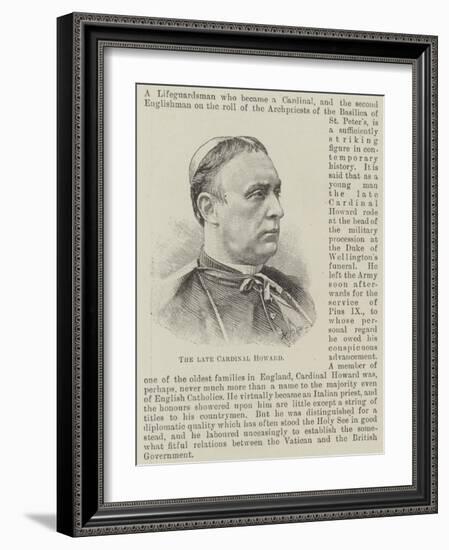 The Late Cardinal Howard-null-Framed Giclee Print