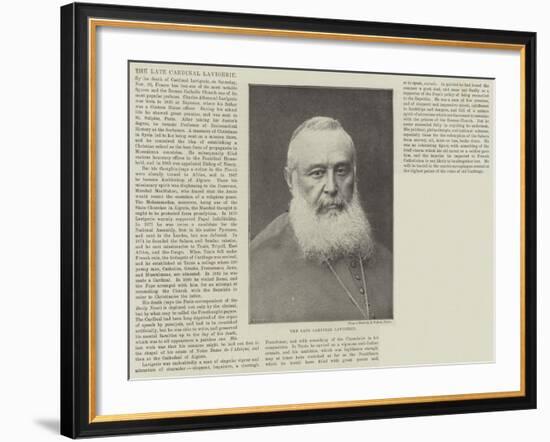 The Late Cardinal Lavigerie-null-Framed Giclee Print