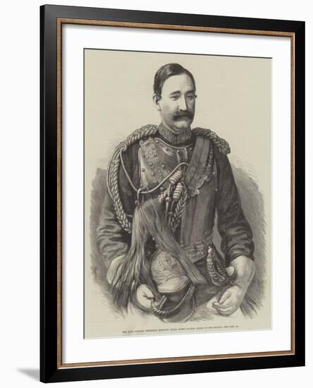The Late Colonel Frederick Burnaby, Royal Horse Guards, Killed in the Soudan-null-Framed Giclee Print