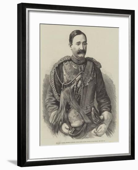 The Late Colonel Frederick Burnaby, Royal Horse Guards, Killed in the Soudan-null-Framed Giclee Print