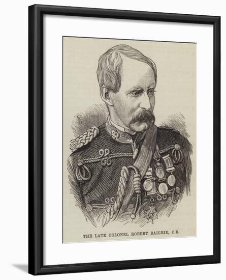 The Late Colonel Robert Baigrie-null-Framed Giclee Print