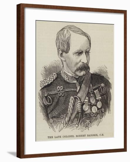 The Late Colonel Robert Baigrie-null-Framed Giclee Print