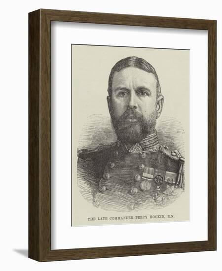 The Late Commander Percy Hockin, Rn-null-Framed Giclee Print