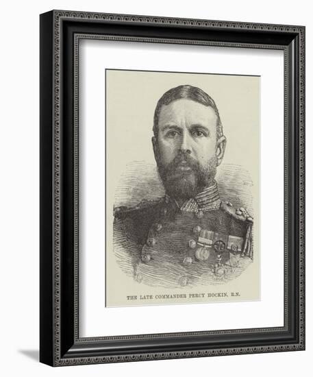 The Late Commander Percy Hockin, Rn-null-Framed Giclee Print