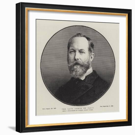 The Late Comte De Paris-null-Framed Giclee Print