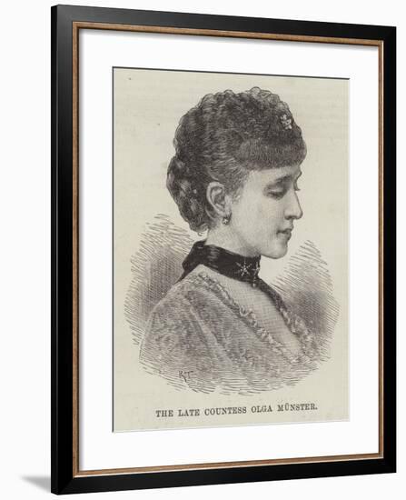 The Late Countess Olga Munster-null-Framed Giclee Print