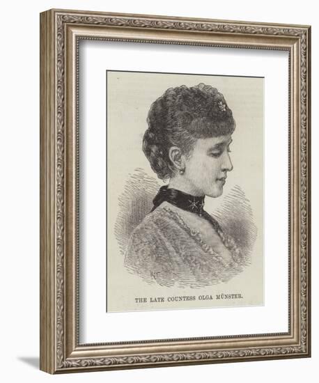 The Late Countess Olga Munster-null-Framed Giclee Print