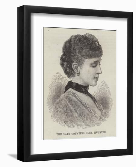 The Late Countess Olga Munster-null-Framed Giclee Print