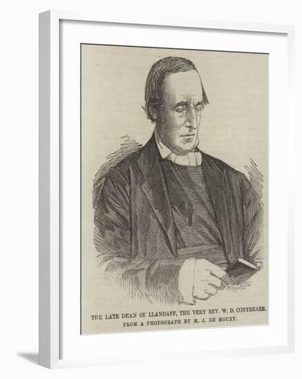 The Late Dean of Llandaff, the Very Reverend W D Conybeare-null-Framed Giclee Print