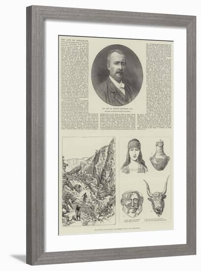 The Late Dr Schliemann-null-Framed Giclee Print