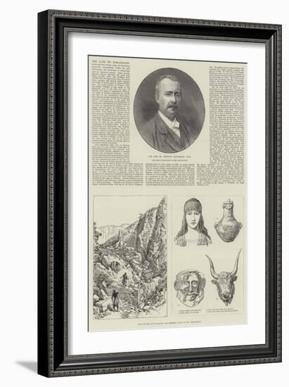 The Late Dr Schliemann-null-Framed Giclee Print