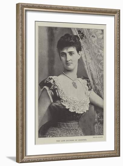 The Late Duchess of Leinster-null-Framed Giclee Print