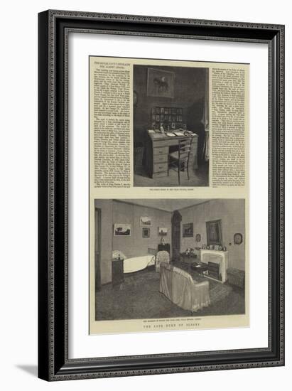 The Late Duke of Albany-null-Framed Giclee Print