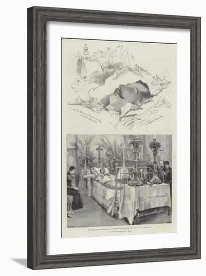 The Late Duke of Clarence and Avondale-William 'Crimea' Simpson-Framed Giclee Print