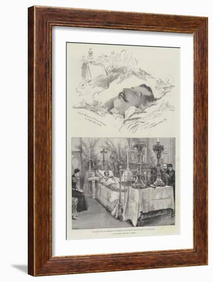 The Late Duke of Clarence and Avondale-William 'Crimea' Simpson-Framed Giclee Print