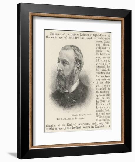 The Late Duke of Leinster-null-Framed Giclee Print