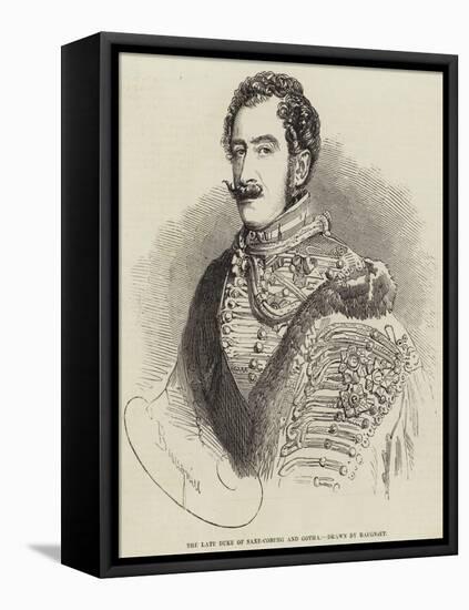 The Late Duke of Saxe-Coburg and Gotha-Charles Baugniet-Framed Premier Image Canvas