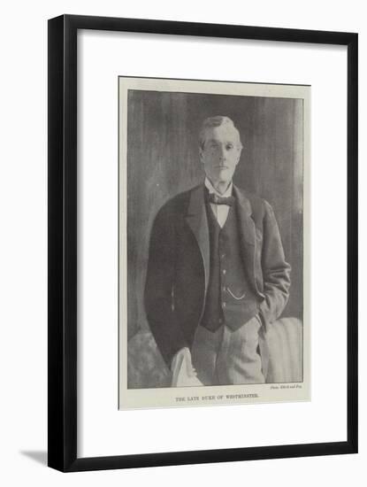 The Late Duke of Westminster-null-Framed Giclee Print