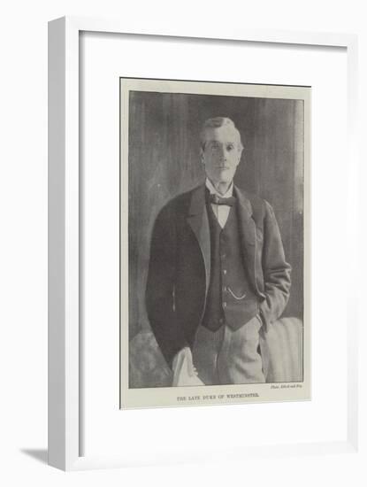 The Late Duke of Westminster-null-Framed Giclee Print