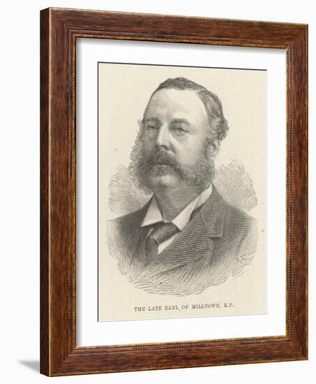 The Late Earl of Milltown-null-Framed Giclee Print