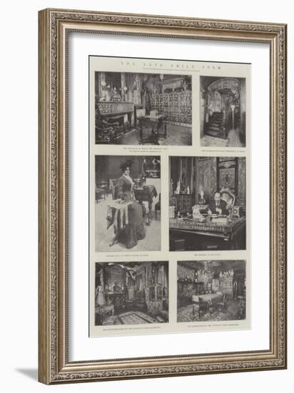 The Late Emile Zola-null-Framed Giclee Print