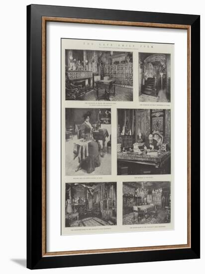 The Late Emile Zola-null-Framed Giclee Print