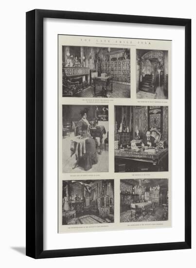 The Late Emile Zola-null-Framed Giclee Print