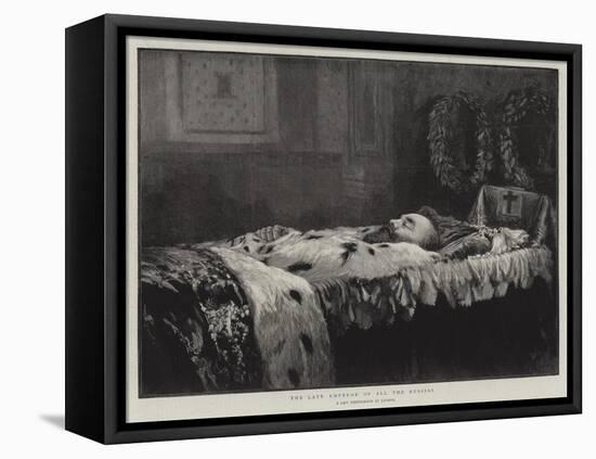 The Late Emperor of All the Russias-null-Framed Premier Image Canvas