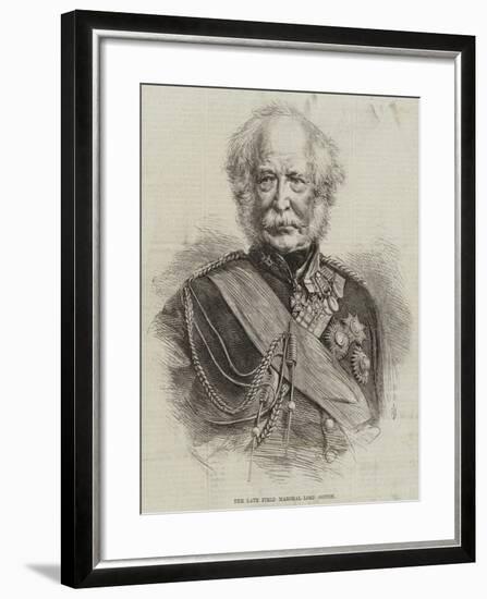 The Late Field Marshal Lord Gough-null-Framed Giclee Print