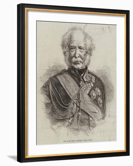 The Late Field Marshal Lord Gough-null-Framed Giclee Print