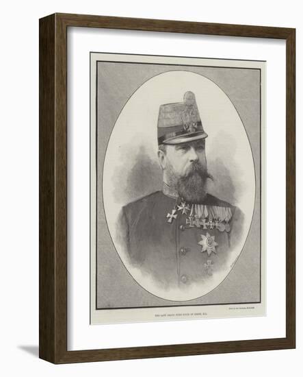 The Late Grand Duke Louis of Hesse, Kg-null-Framed Giclee Print