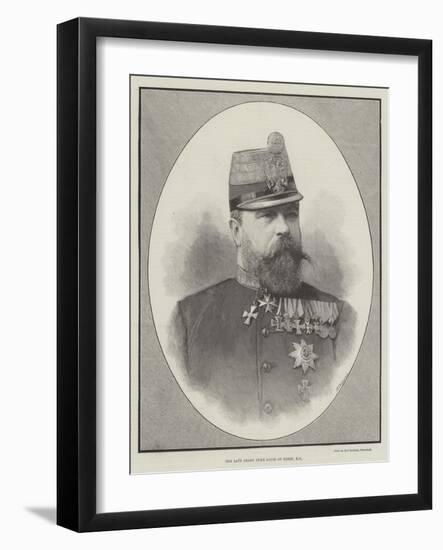 The Late Grand Duke Louis of Hesse, Kg-null-Framed Giclee Print