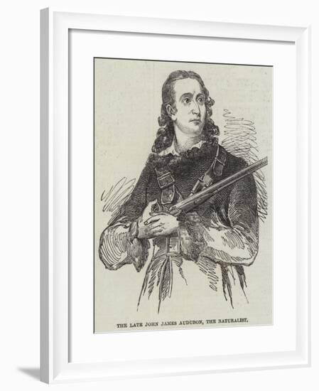 The Late John James Audubon, the Naturalist-null-Framed Giclee Print