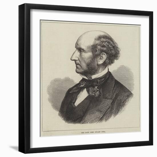 The Late John Stuart Mill-null-Framed Giclee Print