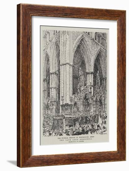 The Late Lord Herschell-Henry William Brewer-Framed Giclee Print