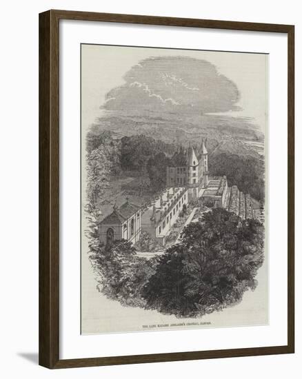 The Late Madame Adelaide's Chateau, Randan-null-Framed Giclee Print