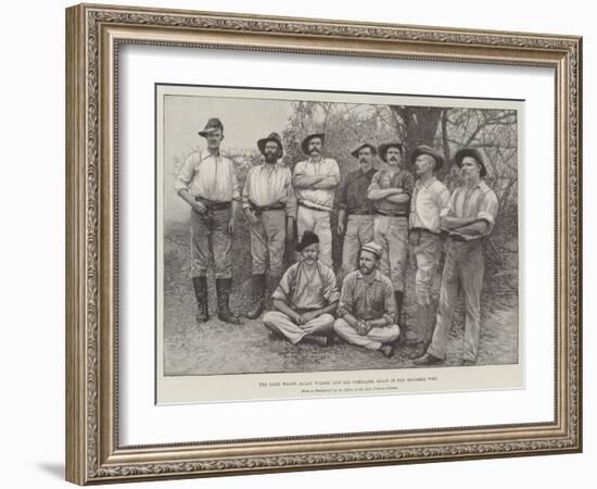 The Late Major Allan Wilson and His Comrades, Slain in the Matabili War-null-Framed Giclee Print