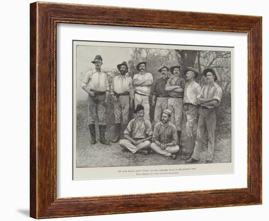 The Late Major Allan Wilson and His Comrades, Slain in the Matabili War-null-Framed Giclee Print