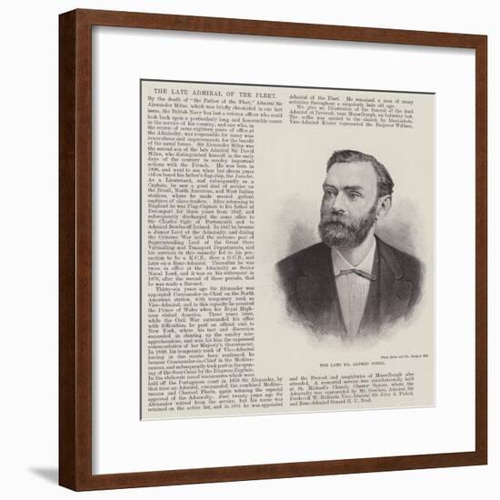 The Late Mr Alfred Nobel-null-Framed Giclee Print